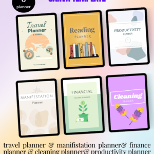 6 ready-to-sell Digital Planners